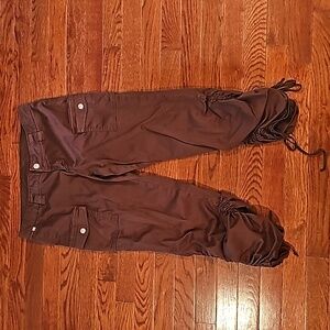 Younique Brown Cinched Leg Brown Pants size 11
